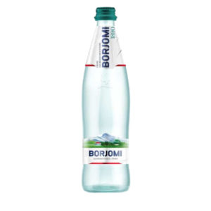 Minerālūdens Borjomi 0.5l stikls