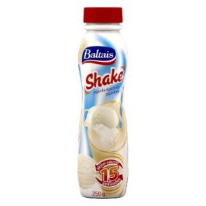 Jogurta kokteilis Baltais Shake Plombīra 250g