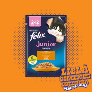 Barība kaķiem Felix Fantastic konservs junior vista 85g