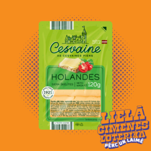 Siers Holandes Cesvaines šķēlēs 120g