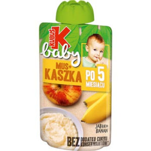 Biezputra Kubuš Baby rīsu ar ābolu un banānu no 5 mēn.100g