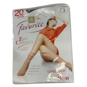 Zeķubikses Favorite Evo Classico 20den l.beige 3