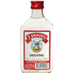 Degvīns 3 Graudu 38% 0.2l