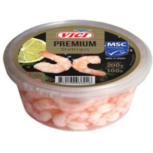 Garneles sālījumā Viči 200g/100g