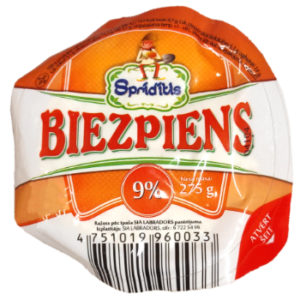 Biezpiens Sprīdītis 9% 275g