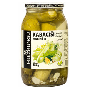 Kabači marinēti Muižkungu 900g/450g