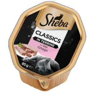 Barība kaķiem Sheba konservēta pastēte ar lasi 85g