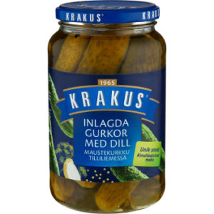 Gurķi marinēti Krakus diļļu 920g