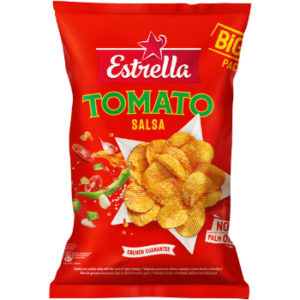 Čipsi Estrella Pikanto tomātu garšu 180g