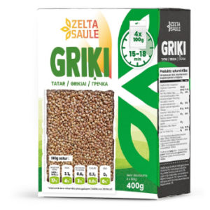 Griķi Zelta Saule 4*100g