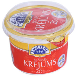 Krējums skābais Smiltene 20% 200g