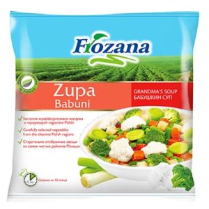 Dārzeņi saldēti vecmāmiņas dārzeņu zupa Frozana 400gr