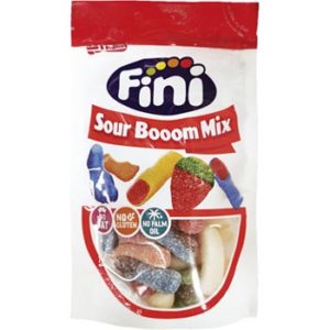 Konfektes želejas Fini asorti sour boom mix 165g