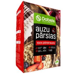 Pārslas auzu pilngraudu Dobele 1kg