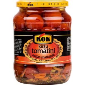 Tomāti ķiršu marinēti Kok 680g/360g