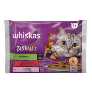 Barība kaķiem Whiskas Tasty Mix 1+lasi