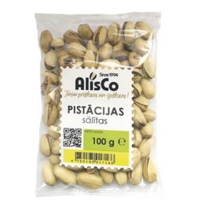 Pistācijas grauzdētas sālītas Alis Co 100g