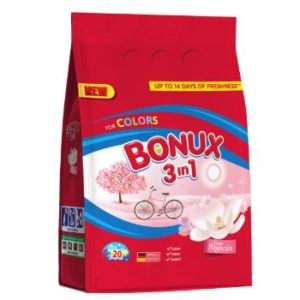 Veļas pulveris Bonux Magnolia color 1.5kg