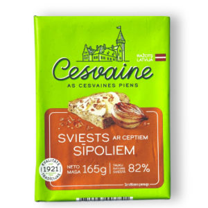 Sviests Cesvaines ar ceptiem sīpoliem 165g