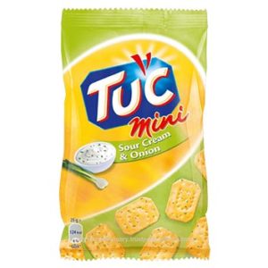 Cepumi Tuc Mini ar krējumu-sīpoliem 100g