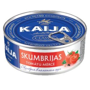 Skumbrija tomātu mērcē 240g EO Kaija