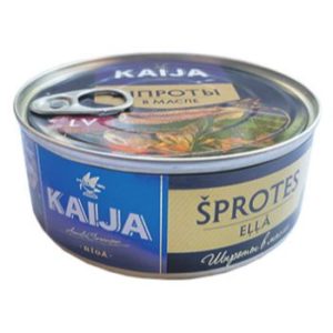 Šprotes eļļā 240g/168g Kaija