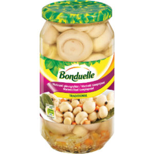 Šampinjoni Bonduelle marinēti 540g/290g