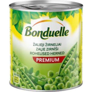 Zirnīši zaļie Bonduelle 800g