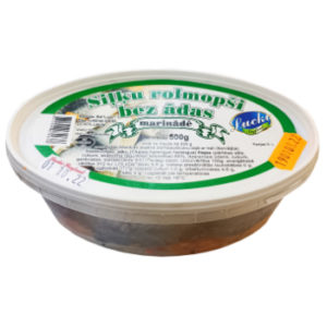 Siļķu rolmopši b/ā marinādē 500g/325g