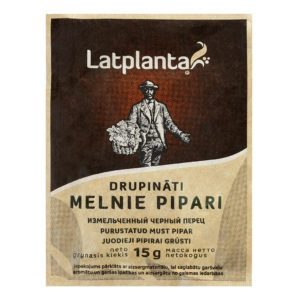 Pipari melnie drupināti 16g