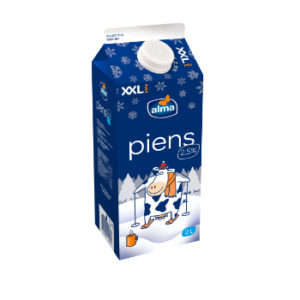 Piens Alma 2.5% 2l Tetra paka