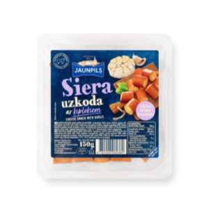 Siera uzkoda Jaunpils kausēt. kūpināta ar ķiploku garšu 150g