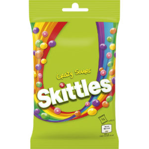 Konfektes želejas Skittles crazy sours 95g