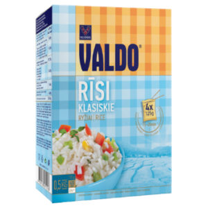 Rīsi klasiskie gargraudu Valdo 4x125g