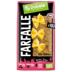 Makaroni Durum Farfalle Dobele 500g