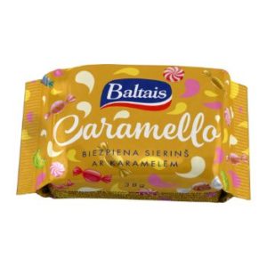 Biezpiena sieriņš Baltais Caramello 38g