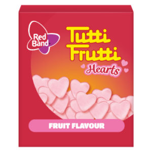 Želejkonfektes Tutti Frutt Hearts 15g