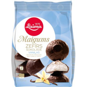 Zefīrs Maigums vaniļas šokolādē 200g