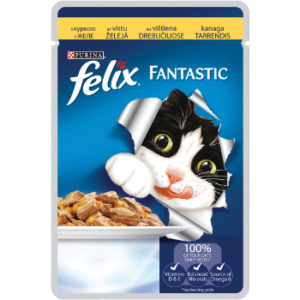 Barība kaķiem Felix Fantastic konservs vista 85g