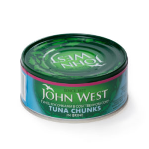 Konservi Tuncis gabaliņos savā sulā John West 145g/102g