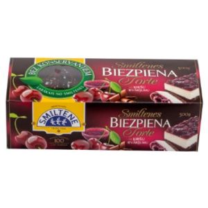 Biezpiena torte ar ķiršiem 500g