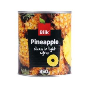 Ananāsu riņķi sīrupā Blik 850g