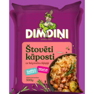 Štovēti kāposti ar kūp. šķiņķi 500g