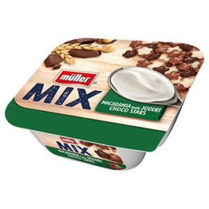 Jogurts Müller mix makadām.ar šok.zvaigznēm4.6% 150g