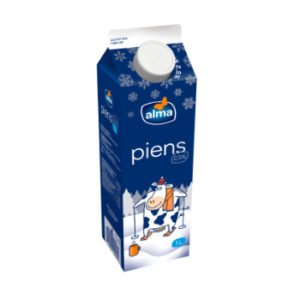 Piens Alma  2.5% 1l tetra ar korķi