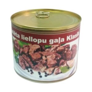 Konservs sautēta liellopu gaļa klassik 525g