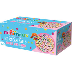 Saldējums Mini Melts bubble gum 150ml/100g