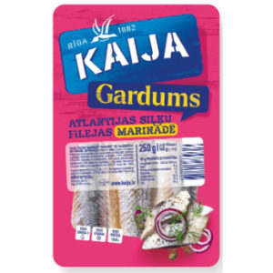 Siļķu filejas marinādē Gardums 250g/143g