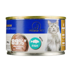 Barība kaķiem Premium Pet zivs pastēte 100g