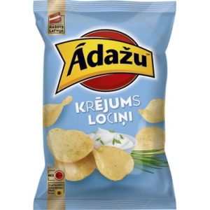 Čipsi Ādažu krējums & lociņi 130g